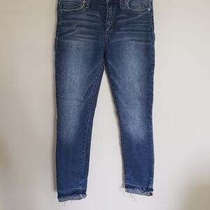 Joe's Jeans Cropped Raw Hem Skinny Jeans Size 2